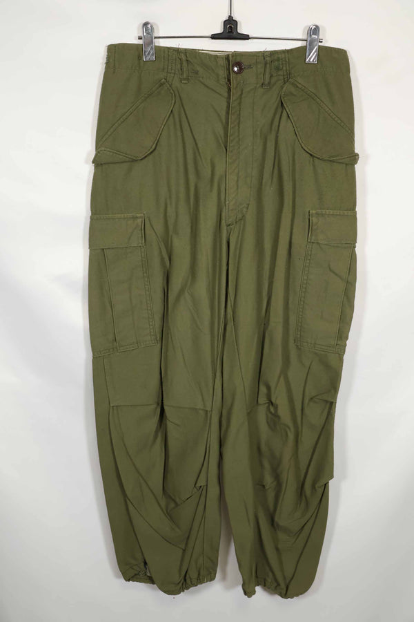 1974 U.S. Army M65 cotton field pants, S-L used.