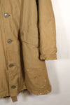 1940s, WWII, U.S. Navy, N-1 Deck Coat, Hooded Jacket, Faded, Stenciled, Used