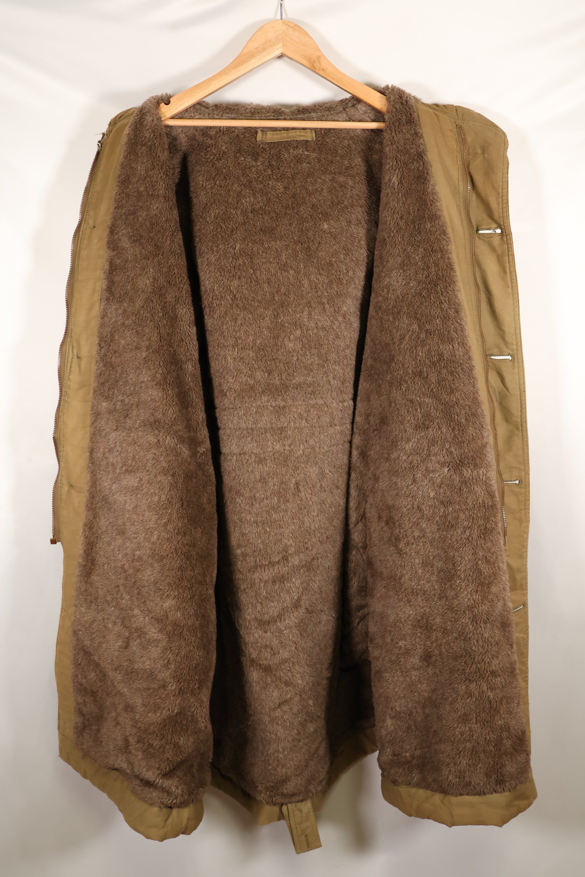 1940s, WWII, U.S. Navy, N-1 Deck Coat, Hooded Jacket, Faded, Stenciled, Used