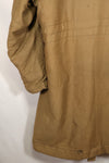 1940s, WWII, U.S. Navy, N-1 Deck Coat, Hooded Jacket, Faded, Stenciled, Used
