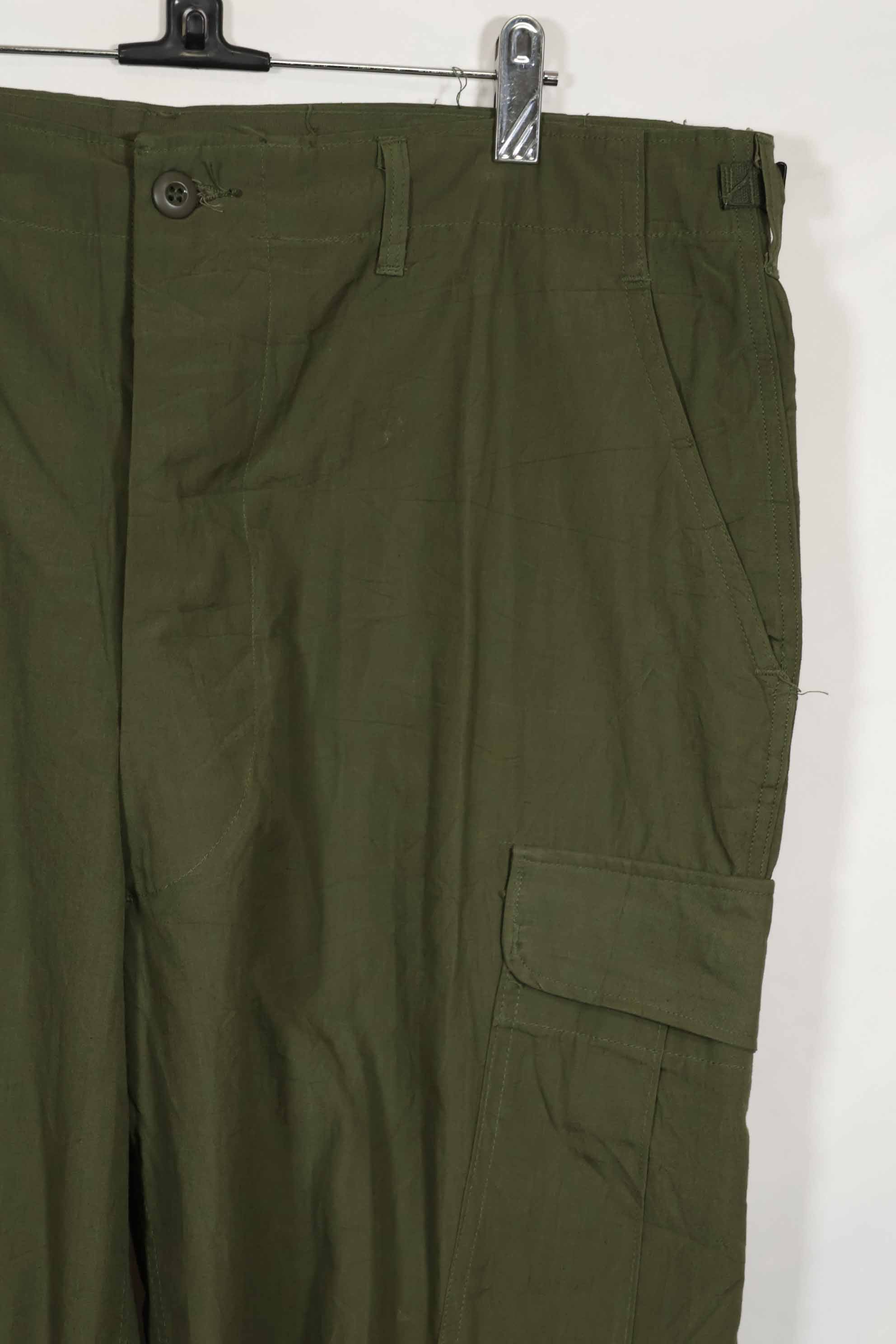 1966-1967 Deadstock 3rd Model Jungle Fatigue Pants, size XL