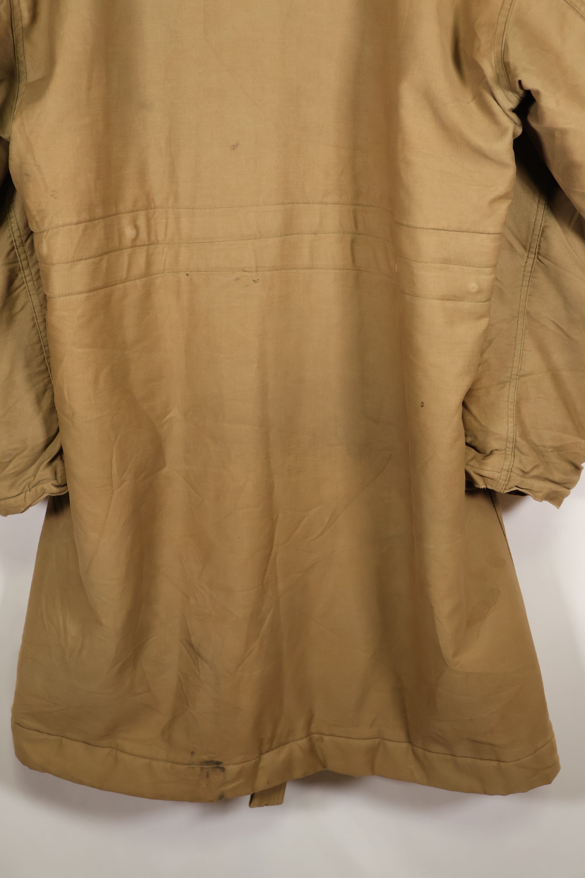 1940s, WWII, U.S. Navy, N-1 Deck Coat, Hooded Jacket, Faded, Stenciled, Used