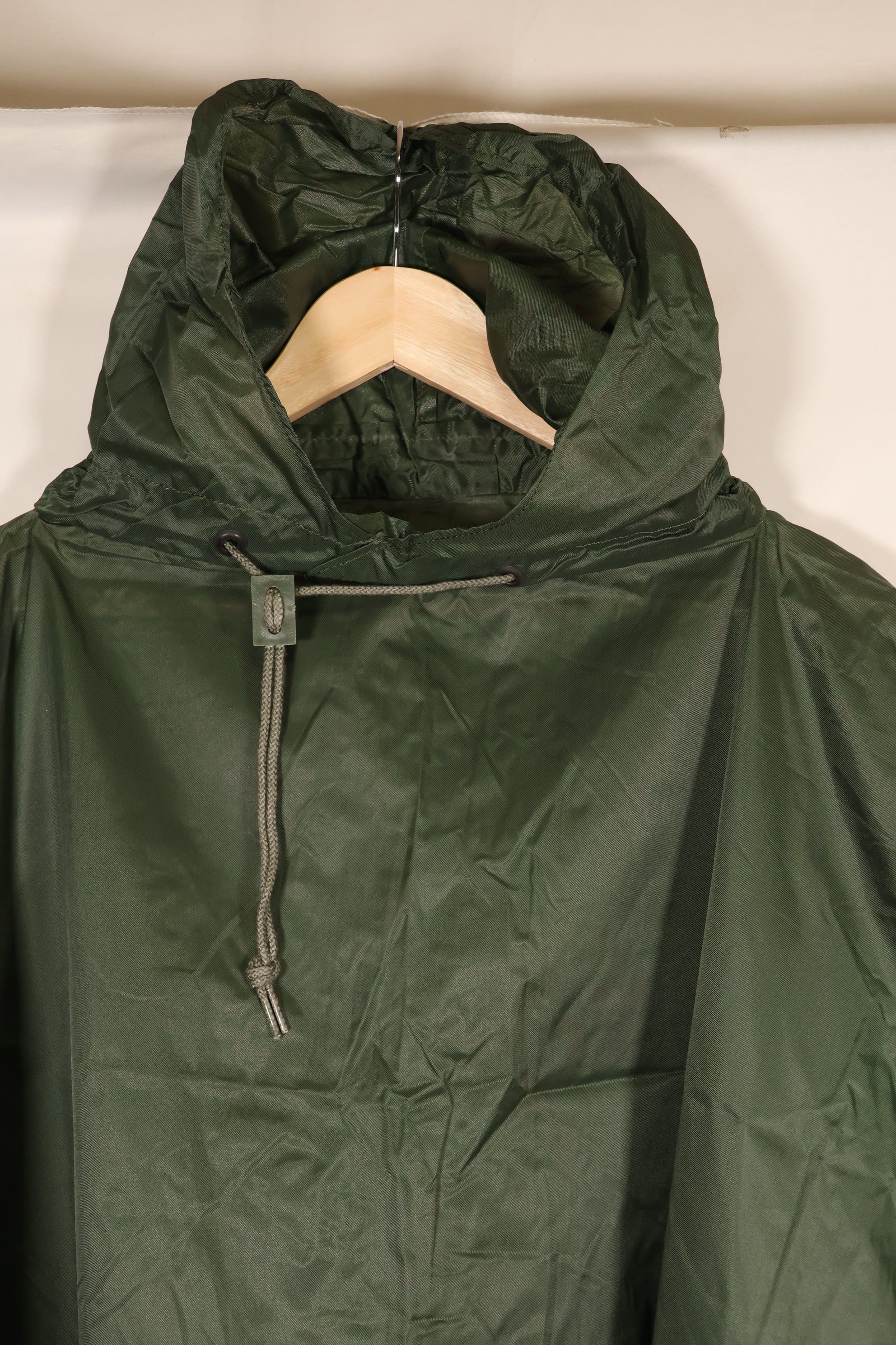 1967 Contract, Manufactured by Okinawa CISO, INDIGENOUS Rain Poncho, DAJ Contract Number, Rare Item Made in Japan