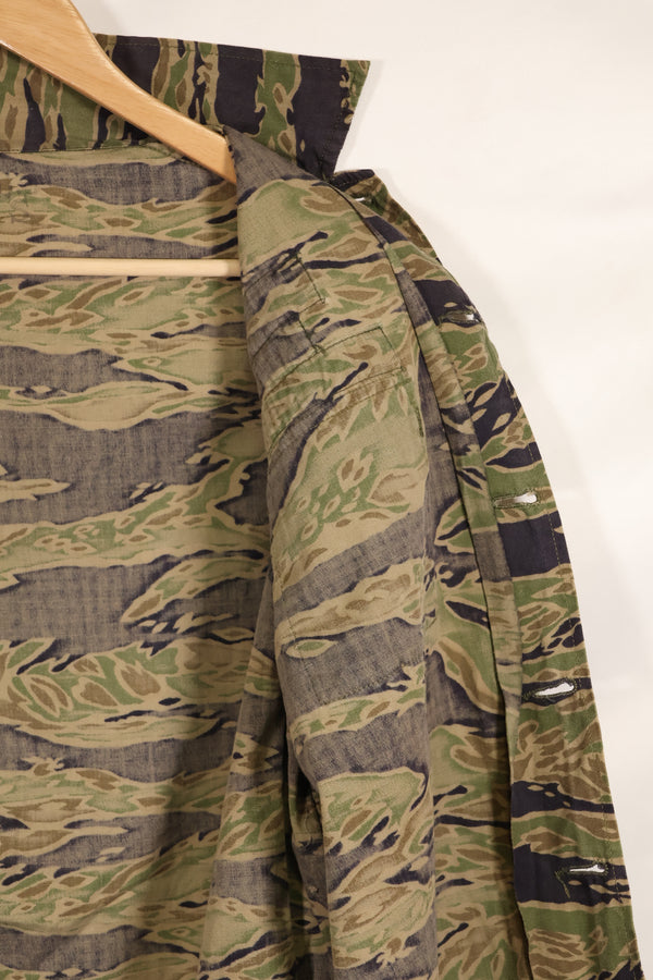 Real Late War Pattern US-Size Tiger Stripe Shirt with 173rd Airborne Brigade Patch