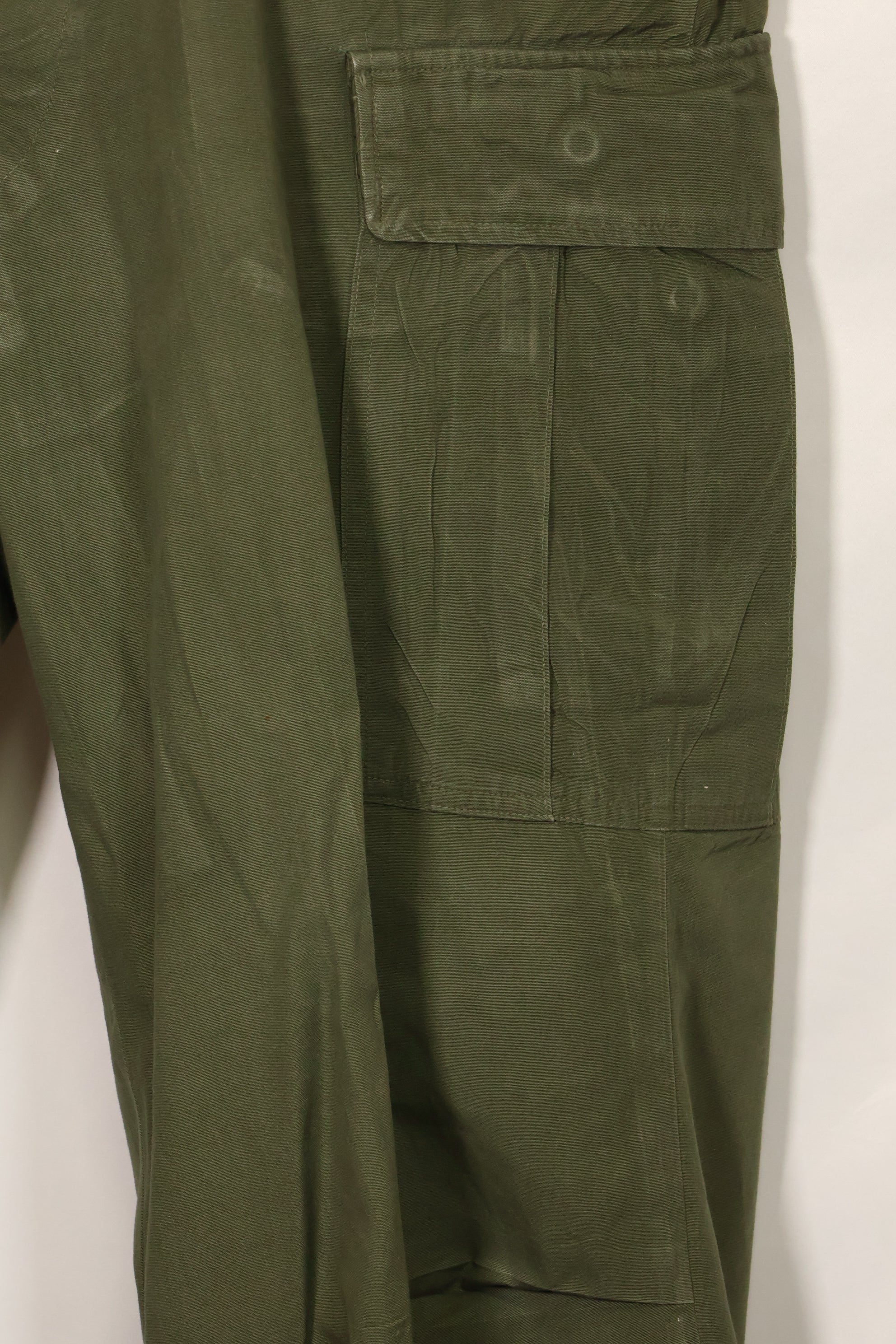 1967 Contract 3rd Model Non Ripstop Jungle Fatigue Pants L-L Used
