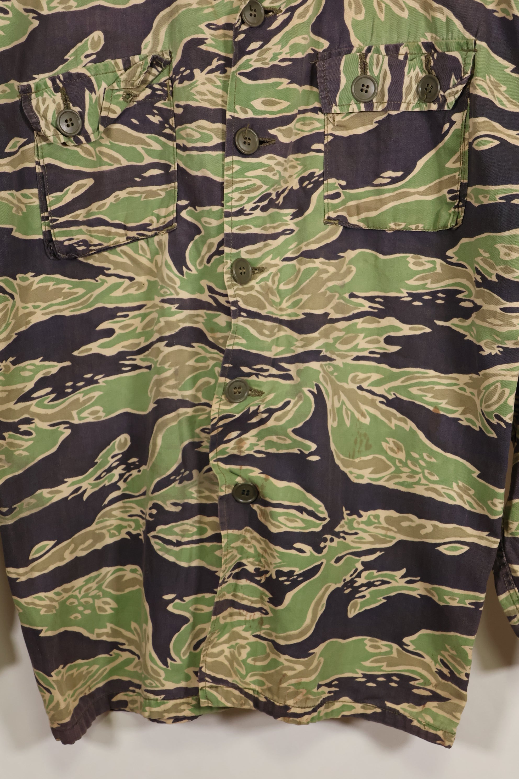 Real Movie Costume Late War Pattern US-Size Tiger Stripe Shirt Paramount Pictures