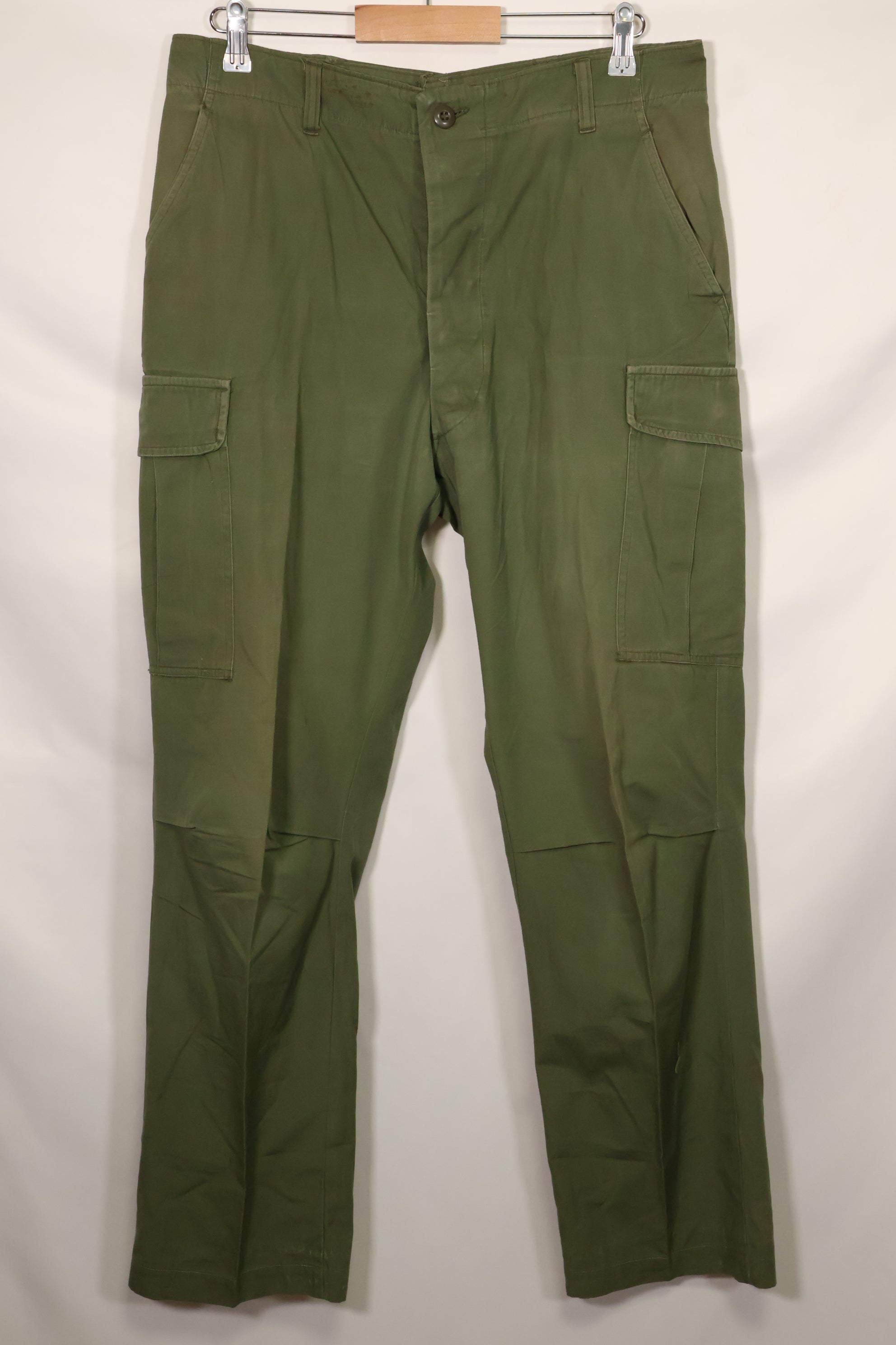 1967 Contract 3rd Model Non Ripstop Jungle Fatigue Pants L-L Used B