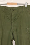 1967 Contract 3rd Model Non Ripstop Jungle Fatigue Pants L-L Used B