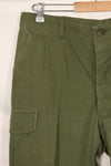 1967 Contract 3rd Model Non Ripstop Jungle Fatigue Pants L-L Used B