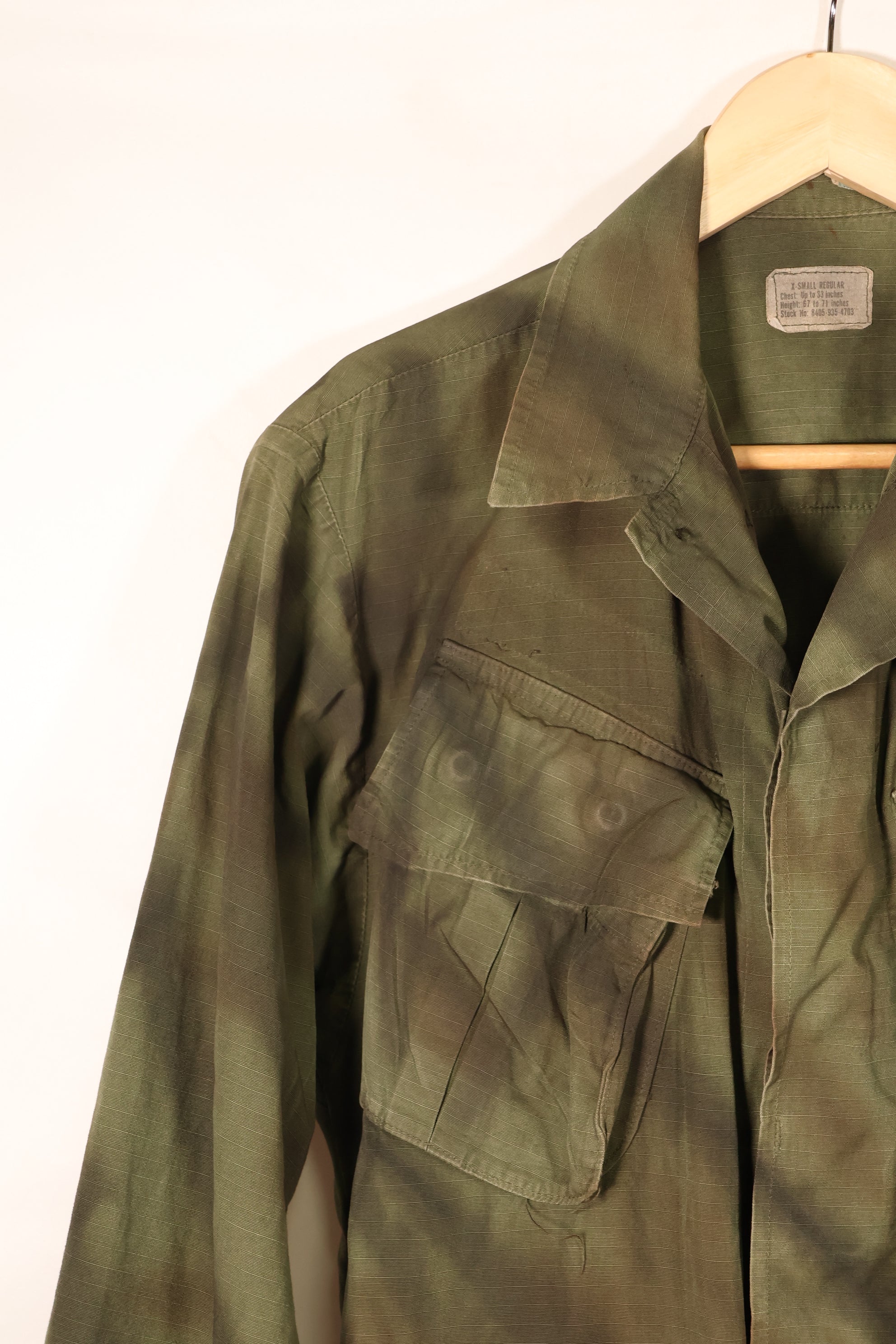 1969 Contract, X-S-R, Based on the Original Jacket, MACV SOG, Spray-Painted Jacket, Replica, Manufactured by MILITARIA 1911, Used Item