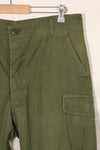 1967 Contract 3rd Model Non Ripstop Jungle Fatigue Pants L-L Used B