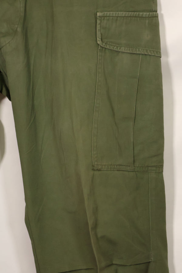1967 Contract 3rd Model Non Ripstop Jungle Fatigue Pants L-L Used B