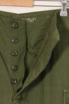 1967 Contract 3rd Model Non Ripstop Jungle Fatigue Pants L-L Used B