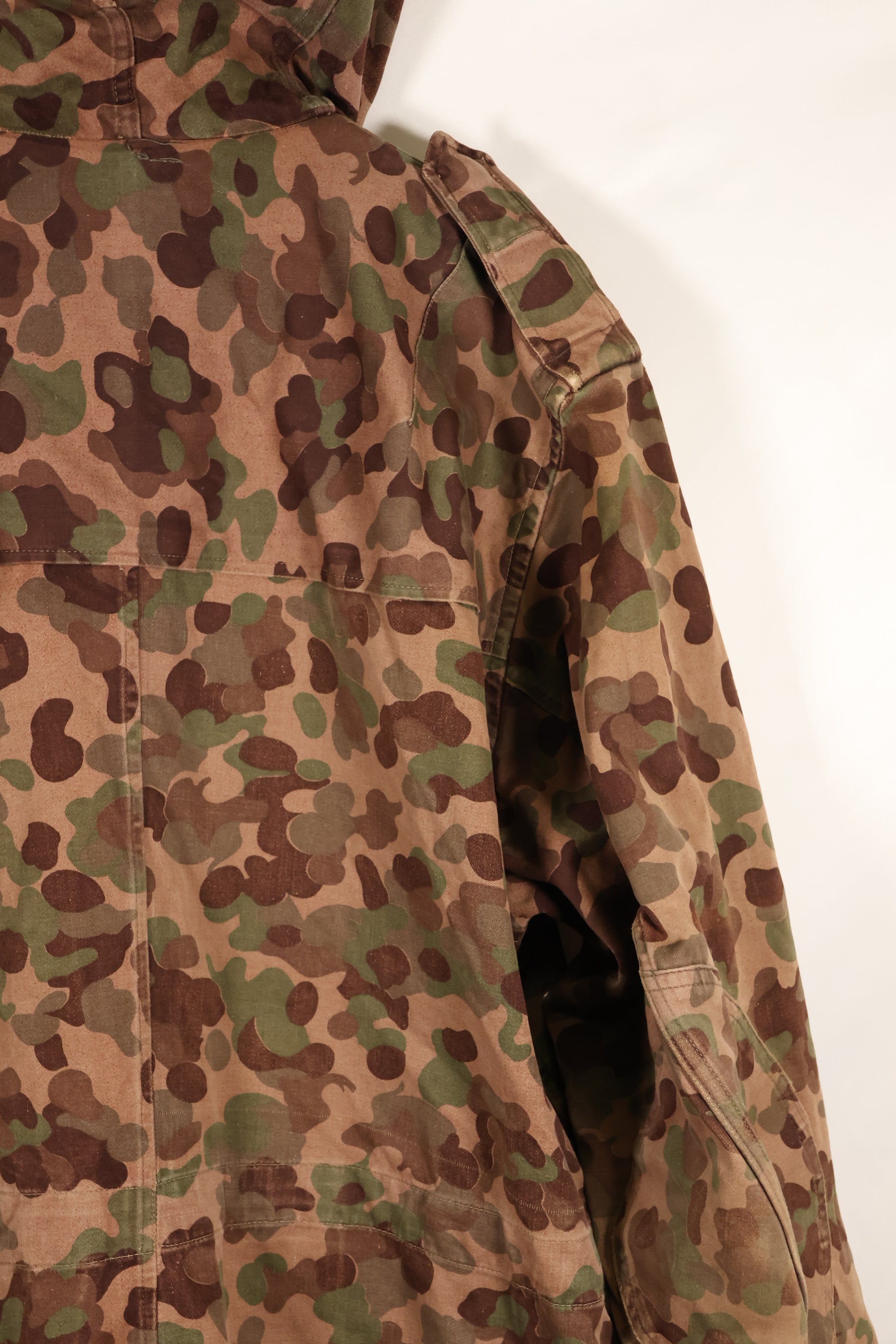 1960s–70s: M57 Austrian Army P-Pattern Camouflage Hoodie, Used, Size B