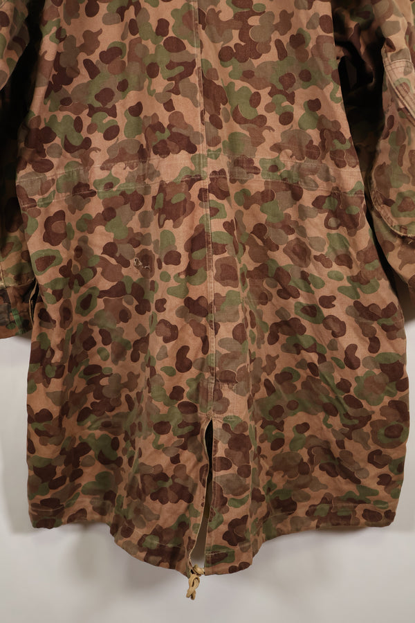 1960s–70s: M57 Austrian Army P-Pattern Camouflage Hoodie, Used, Size B