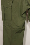 1967 Contract 3rd Model Non Ripstop Jungle Fatigue Pants L-L Used B