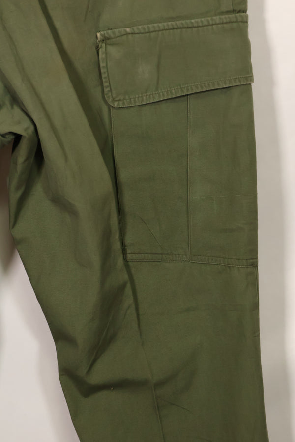 1967 Contract 3rd Model Non Ripstop Jungle Fatigue Pants L-L Used B