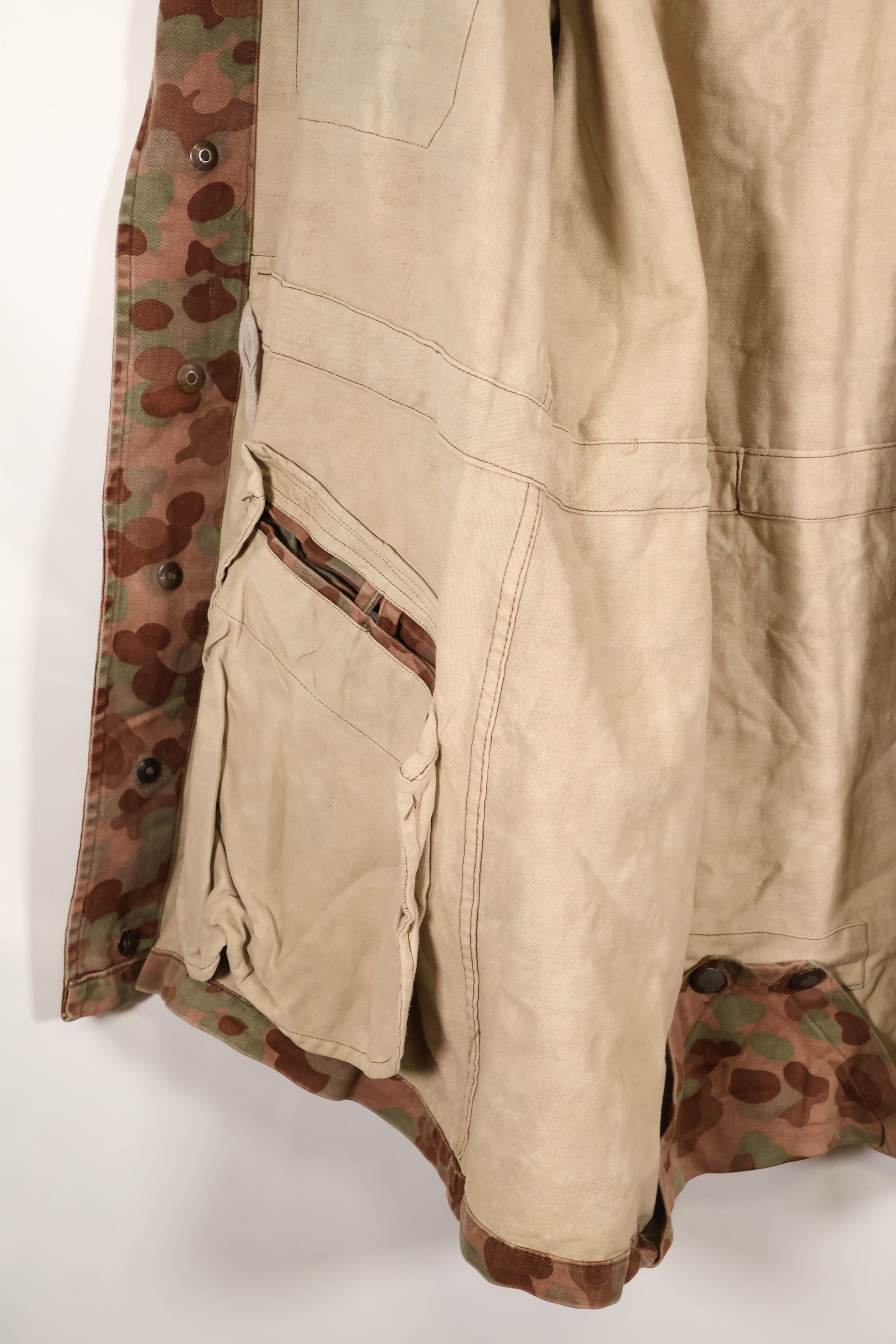 1960s–70s M57 Austrian Army P-Pattern Camouflage Hoodie, Used, Size C