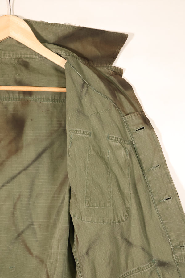 Contract from the late 1960s; Estimated S-R size; Based on an actual jacket; MACV SOG spray-painted jacket; Replica; Manufactured by MILITARIA 1911; Used item