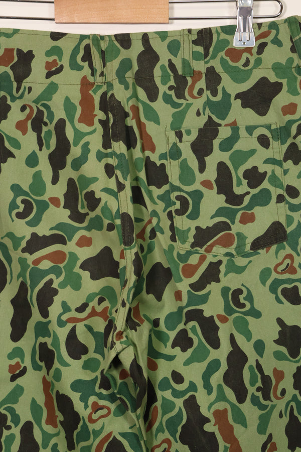 1960s-70s Korean military frogskin camouflage pants, baker pants cut, used C