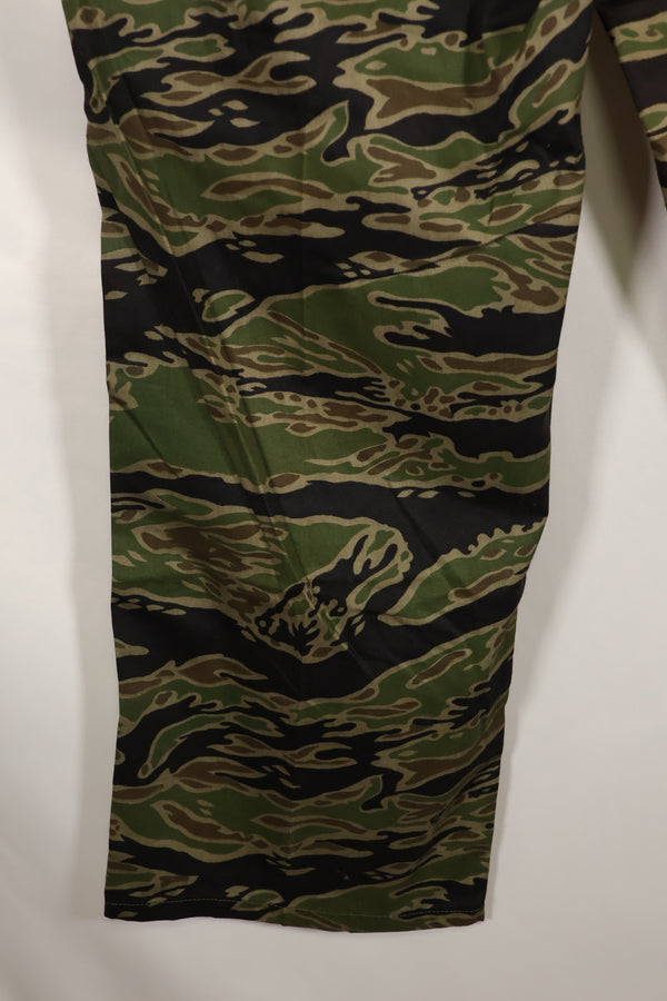 Actual Late War Pattern Presumed US-M Tiger Stripe Pants, almost unused, with name