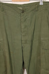 1967 Contract 3rd Model Non Ripstop Jungle Fatigue Pants L-S Used