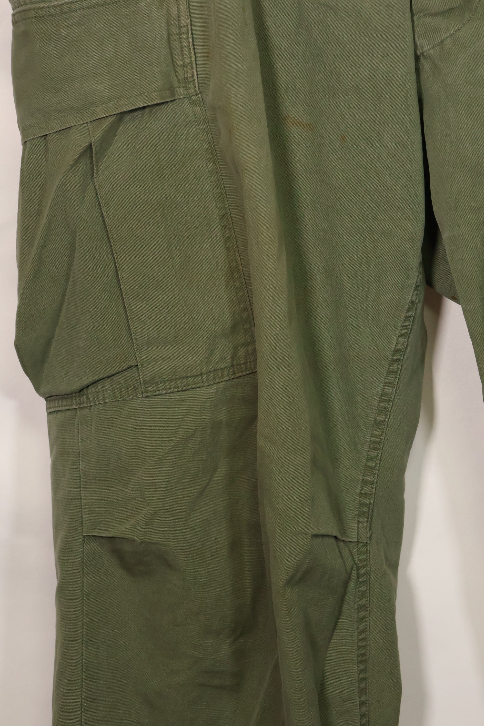 1967 Contract 3rd Model Non Ripstop Jungle Fatigue Pants L-S Used