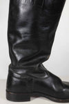 1960's West German Police Riding Boots, Scuffed, Used.