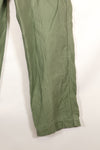 Mid-1960s, 36x31, U.S. Army, OG-107 Utility Pants, Type I, Used