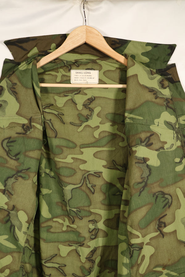 Circa 1966-67 Deadstock S-L Non Ripstop Early Print ERDL Fatigue Jacket