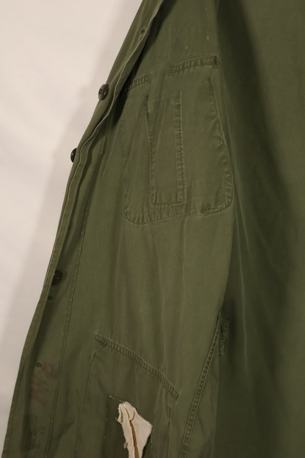 Real 1963-64 1st Model Jungle Fatigue Jacket with patch, used.