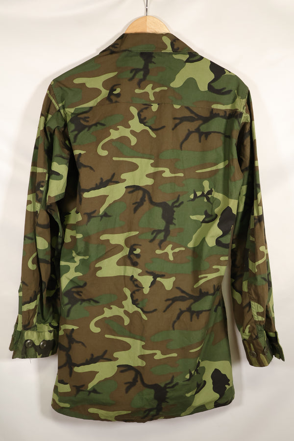 Circa 1966-67 Deadstock S-L Non Ripstop Early Print ERDL Fatigue Jacket