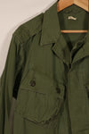 Real 1963-64 1st Model Jungle Fatigue Jacket, stains, holes.