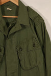 Real 1963-64 1st Model Jungle Fatigue Jacket, stains, holes.