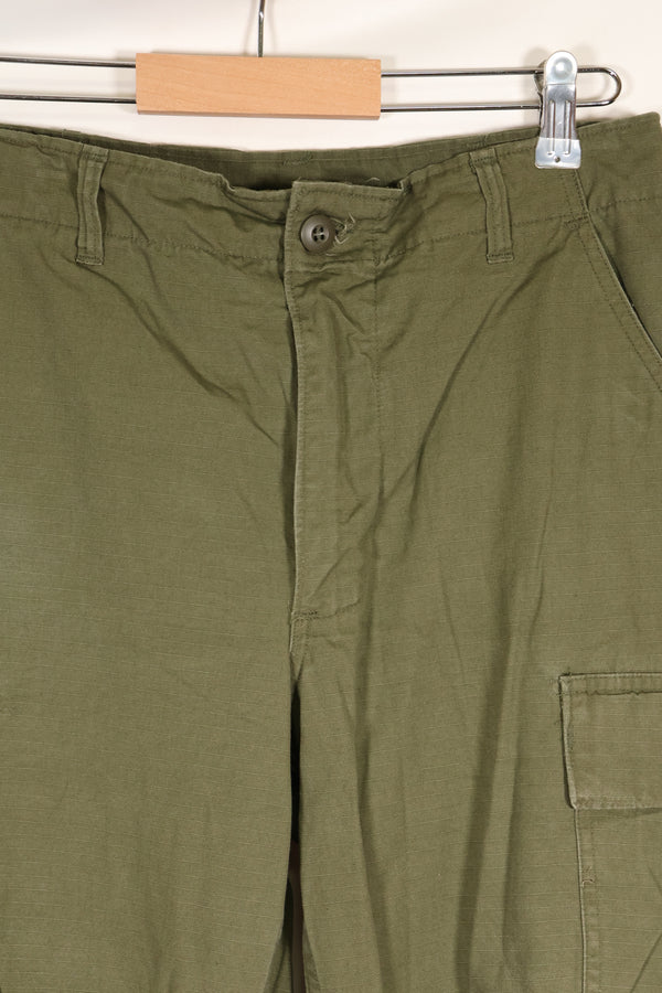 Estimated 1968–69 S-L 4th Model Jungle Fatigue Pants, Used, No Contract Tag