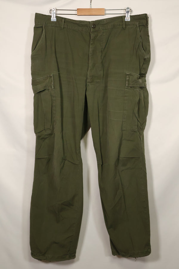 1967 Contract 3rd Model Non Ripstop Jungle Fatigue Pants Size Tag Unreadable Used
