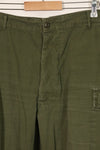 1967 Contract 3rd Model Non Ripstop Jungle Fatigue Pants Size Tag Unreadable Used