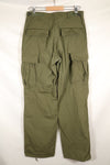Estimated 1968–69 S-L 4th Model Jungle Fatigue Pants, Used, No Contract Tag