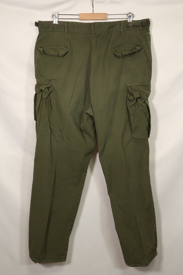 1967 Contract 3rd Model Non Ripstop Jungle Fatigue Pants Size Tag Unreadable Used