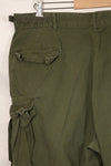 1967 Contract 3rd Model Non Ripstop Jungle Fatigue Pants Size Tag Unreadable Used