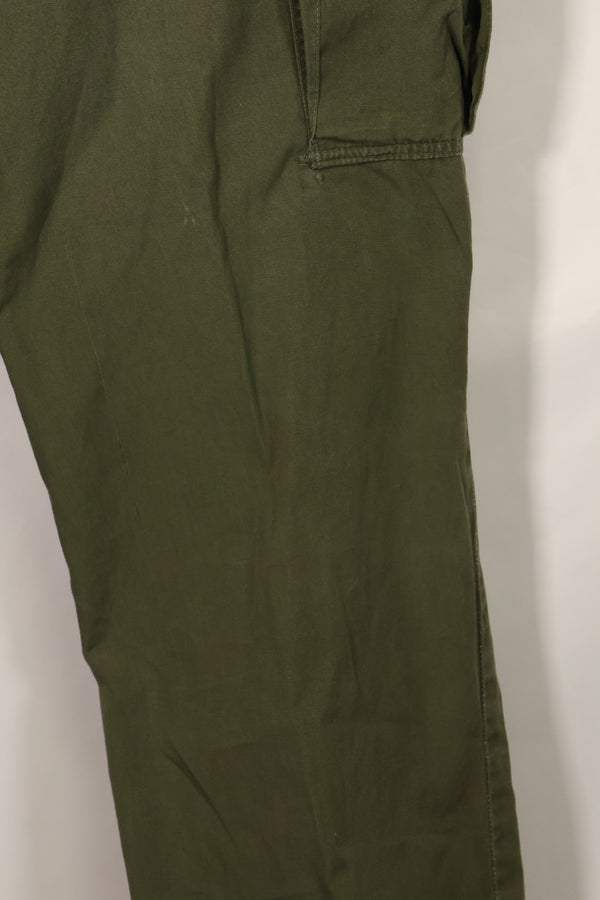 1967 Contract 3rd Model Non Ripstop Jungle Fatigue Pants Size Tag Unreadable Used