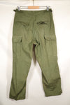 Estimated circa 1967 | S-L | 3rd Model Non-Ripstop Jungle Fatigue Pants | Faded | Used