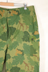 Authentic Fabric: Mitchell Pattern Camouflage, 1st Model Jungle Fatigue Pants, Tent Fabric, Used