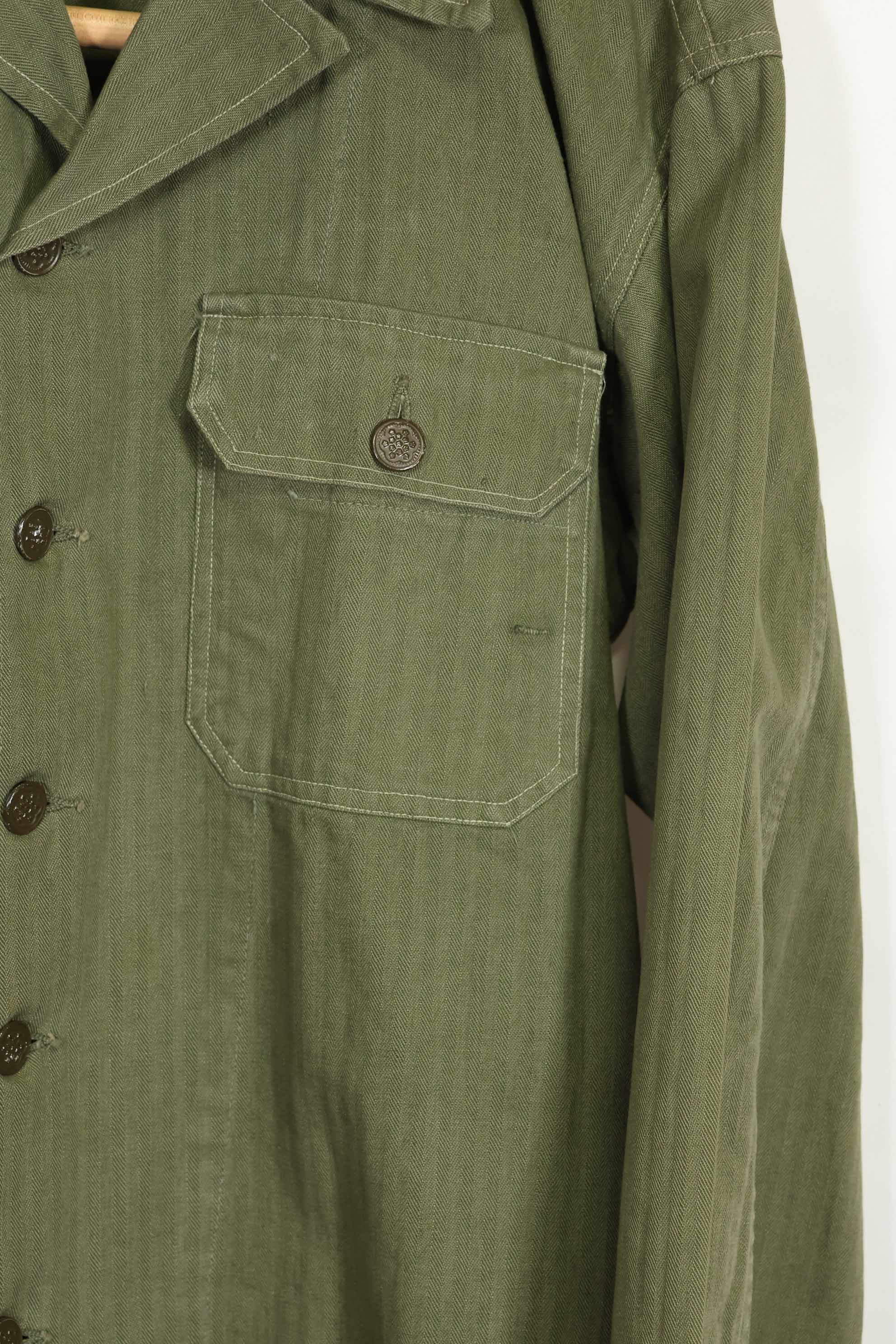 1950's U.S. Army HBT Utility Shirt, almost unused.