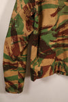 1950s, Indochina War, British Army Battle Dress-style, Lizard Camouflage, made from shelter half fabric, jacket, used