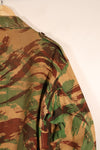 1950s, Indochina War, British Army Battle Dress-style, Lizard Camouflage, made from shelter half fabric, jacket, used
