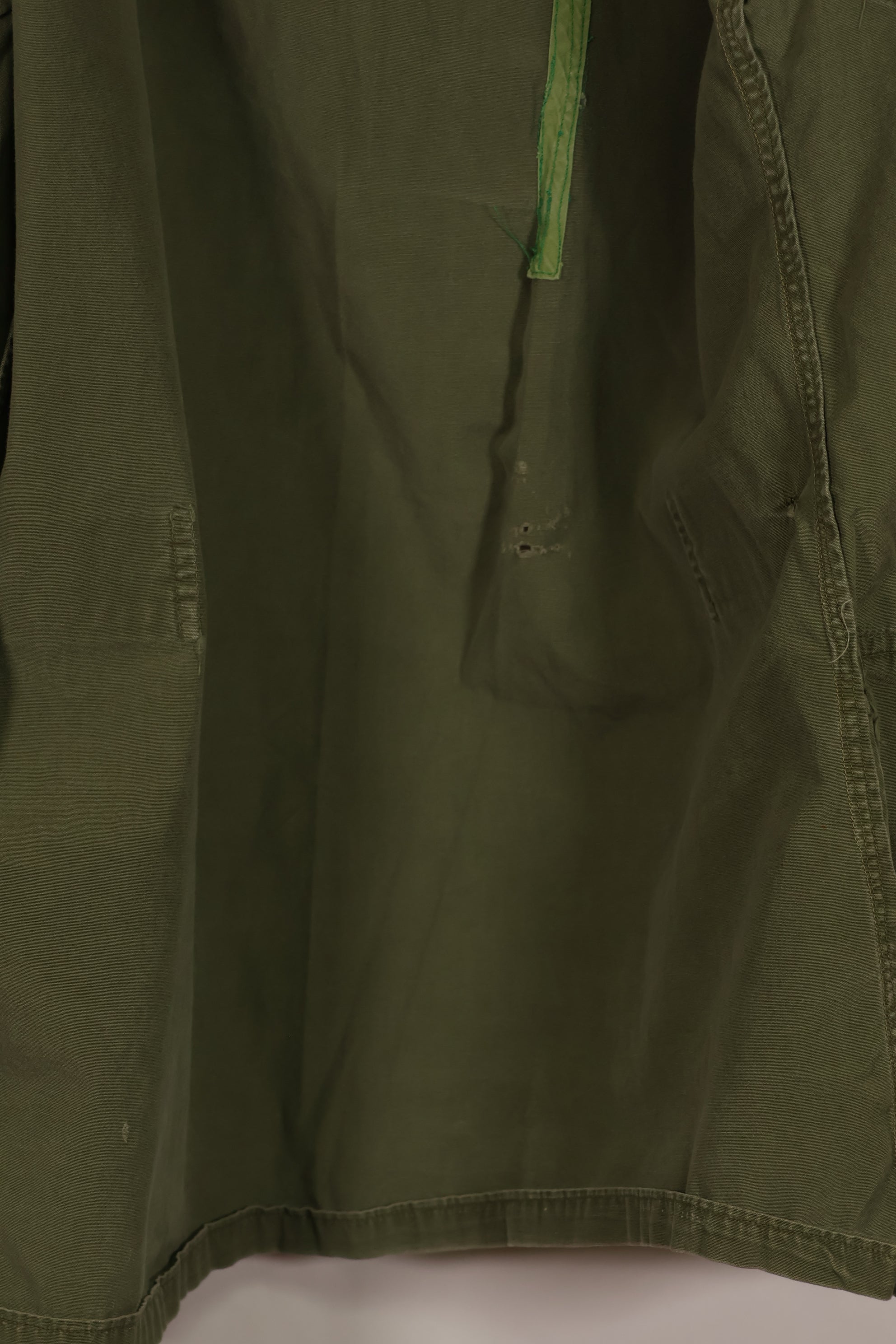 Real 1964 1st Model Jungle Fatigue Jacket, scratches, holes, poor condition.