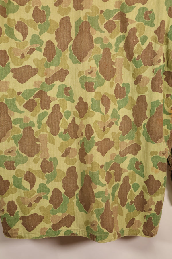 Early 1940s, Estimated Size 42, U.S. Marine Corps, Frogskin Camouflage, P-44 Jacket, Used
