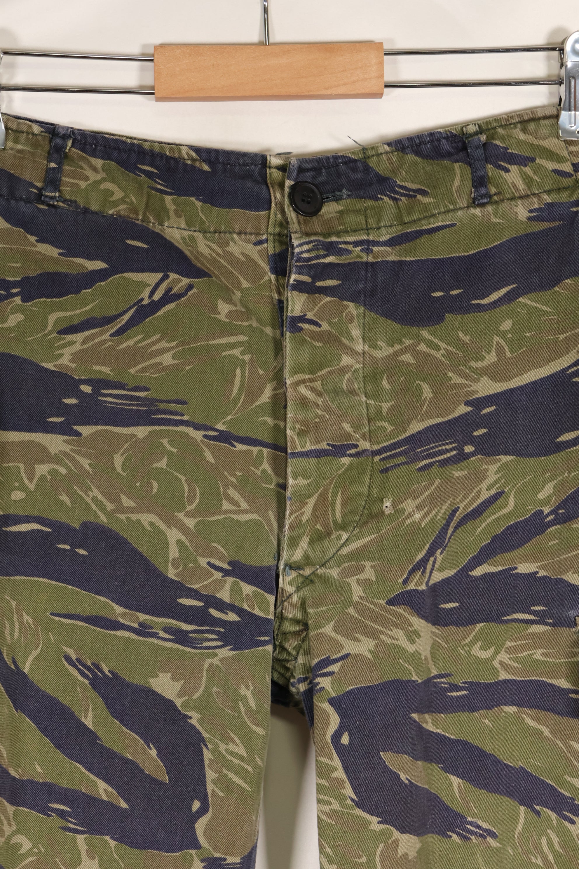 Circa 1970, Made in Okinawa, TO78, Silver Tiger Pattern, Tiger Stripe Pants, Used