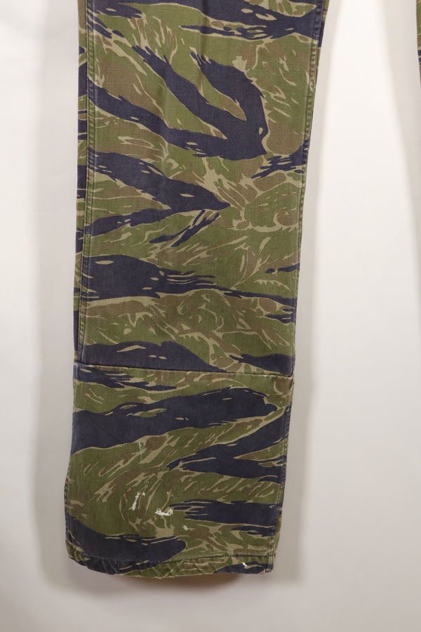 Circa 1970, Made in Okinawa, TO78, Silver Tiger Pattern, Tiger Stripe Pants, Used